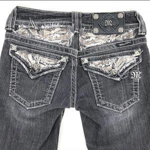 Miss me black wash Lowrider skinny jeans